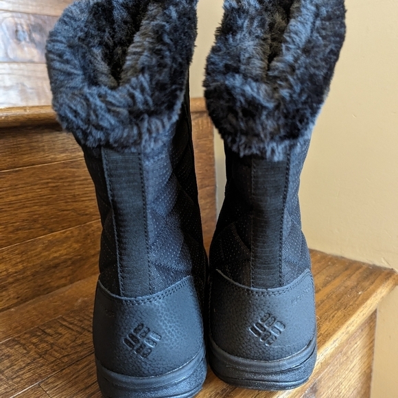Columbia Womens waterproof Winter Boots, black Size 10 New in box - Picture 6 of 10